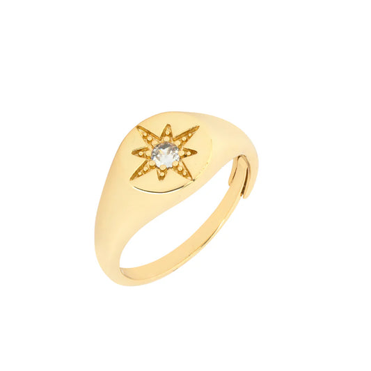 Crystal Star Ring