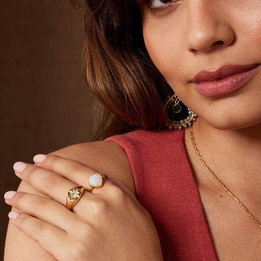 Crystal Star Ring